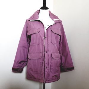 Vintage the Woolrich Woman Jacket Cotton Blend Made in USA